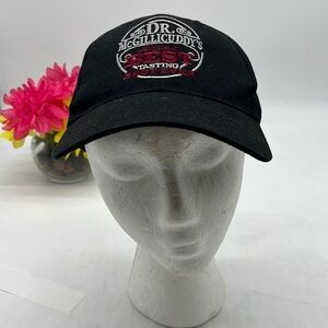 Dr. Mc Gillicuddy's Black Baseball Hat Adjustable Best tasting shot ever HT3264